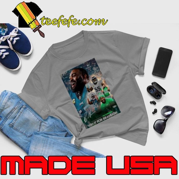 NFL Football 2024 Philadelphia Eagles Brandon Graham I Pledge My Allegiance To Eagleszonenation Win It For Brandon Signature Unisex