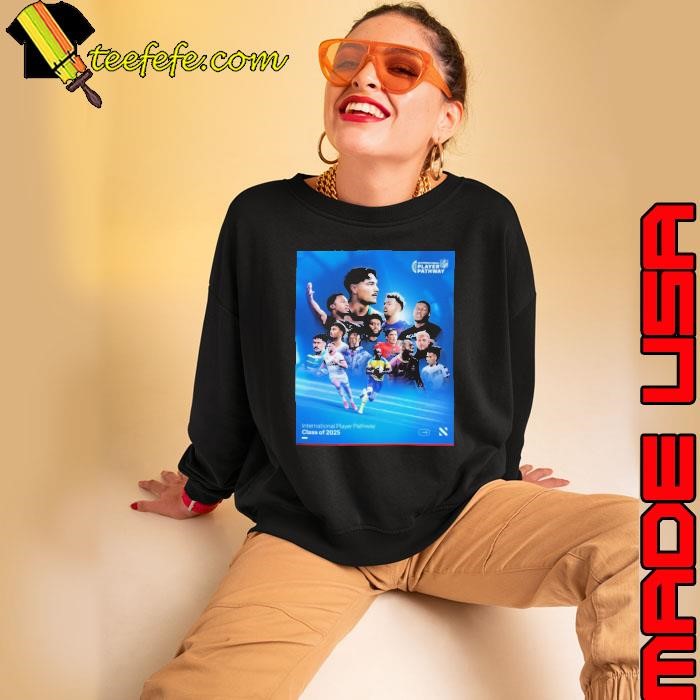 NFL International Player Pathway Class Of 2025 Featuring 14 Athletes Representing 13 Nations Poster Sweatshirt