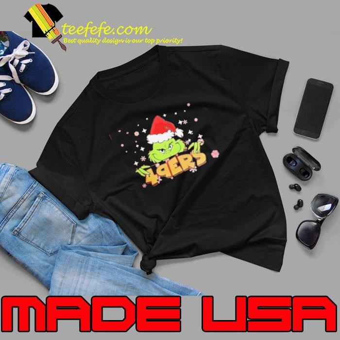 NFL San Francisco 49ers Merry Christmas Grinch Unisex