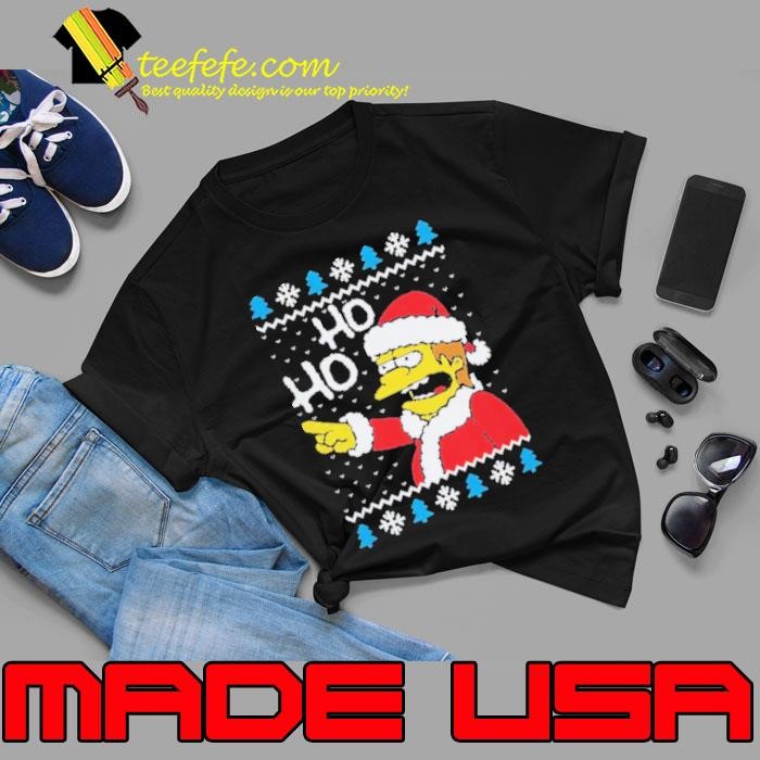 Nelson Muntz The Simpsons ho ho Christmas Unisex