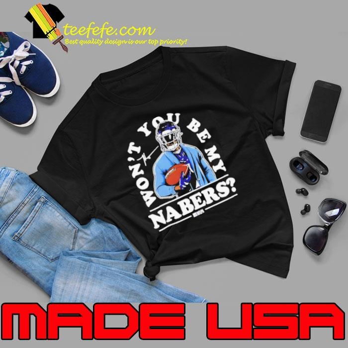 New York Giants Malik Nabers won’t you be my Nabers signature Unisex
