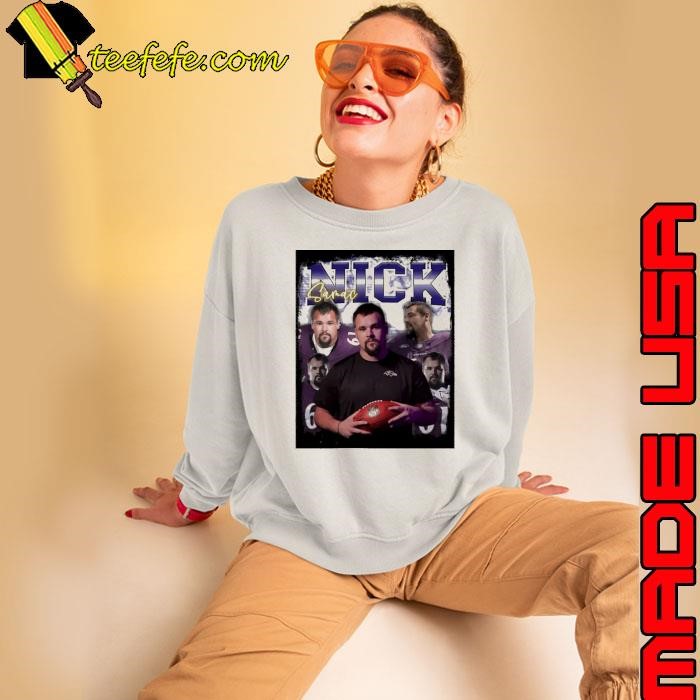 Nick Samac American professional football center Sweatshirt