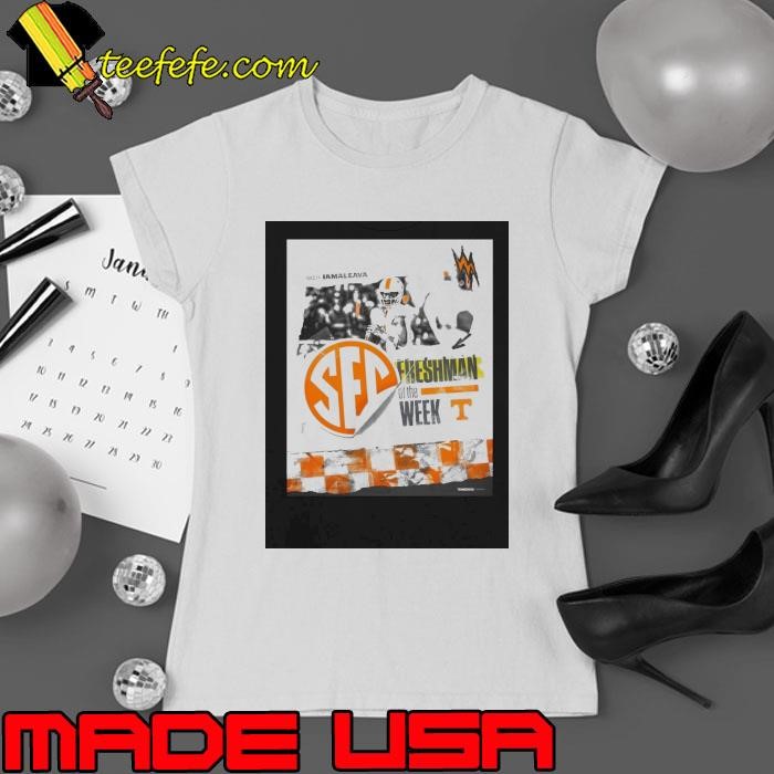 Nico Iamaleava Tennessee Volunteers SEC Freshman Of The Week 2024 Poster Ladies tee