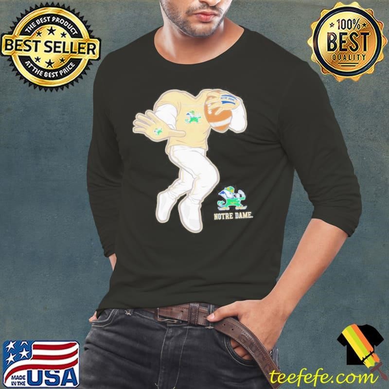 Notre Dame Fighting Irish Yard Rush II Football Player Long Sleeve Tee