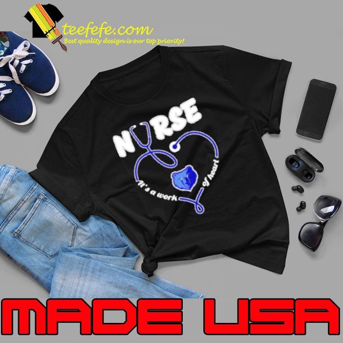 Nurse it's a work of heart Memphis Grizzlies Unisex