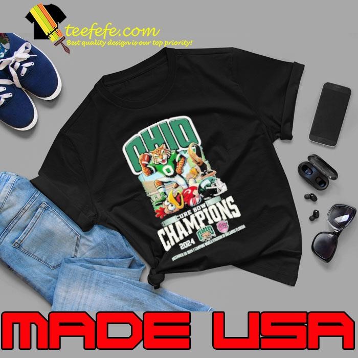 Ohio Bobcats Cure Bowl Champions Of 2024 Proud Mascot Unisex