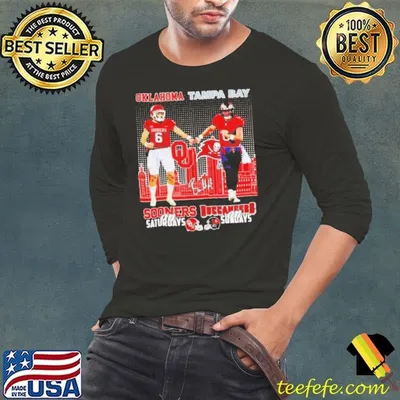 Oklahoma Sooners on Saturdays Tampa Bay Buccaneers on Sundays shirt