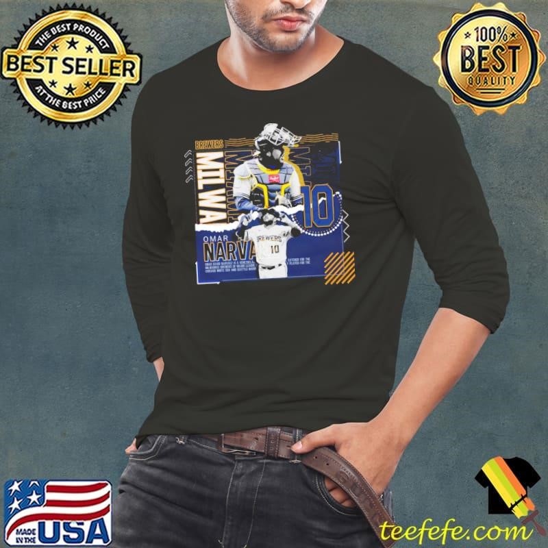 Omar narvaez Venezuelan professional baseball catcher Long Sleeve Tee