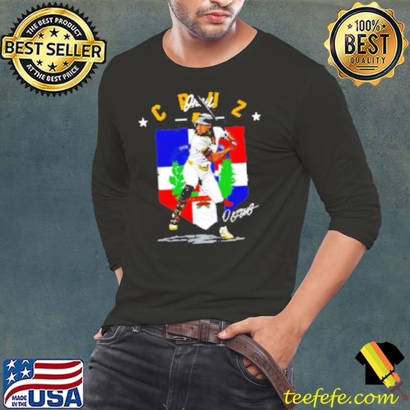 Oneil Cruz Pittsburgh Pirates Country flag signature Shirt