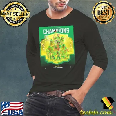 Oregon Ducks Team Football 2024 The Big Ten Conference Champions Shirt