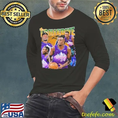 Oscar Tshiebwe Congolese professional basketball player Jazz T-Shirt
