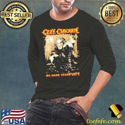 Ozzy Osbourne No More Tours Vol 2 Rising With Tourback T shirt