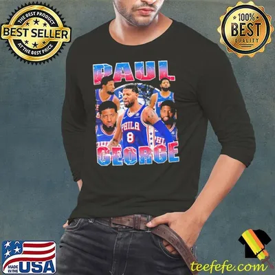 Paul George American professional basketball player Philadelphia 76ers T-Shirt