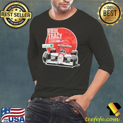 Paul Tracy 1993 Cleveland Canadian professional auto racing driver T-Shirt