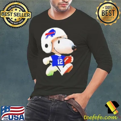 Peanuts Snoopy Josh Allen Buffalo Bills Shirt
