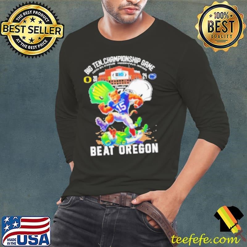 Penn State Nittany Lions Big 10 Conference Champions Beat Oregon 2024 Long Sleeve Tee