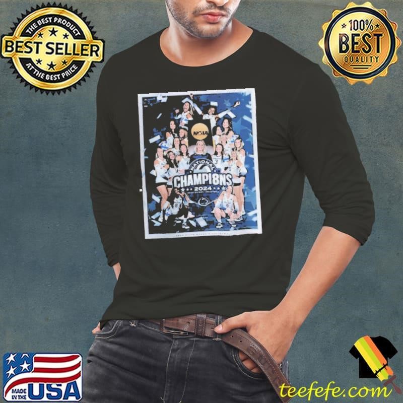 Penn State Nittany Lions Women’s Volleyball National Champions 2024 NCAA Division Volleyball Long Sleeve Tee
