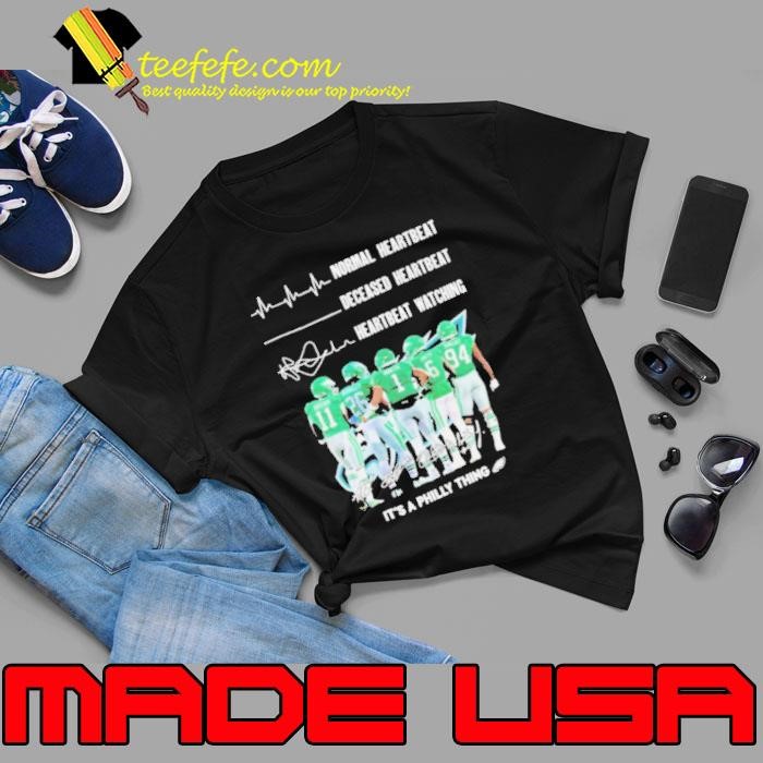 Philadelphia Eagles Crazy Heartbeat Watching Them Playing 2024 signatures Unisex