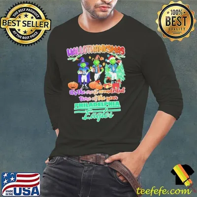 Philadelphia Eagles Hallothanksmas the most wonderful time of the year shirt