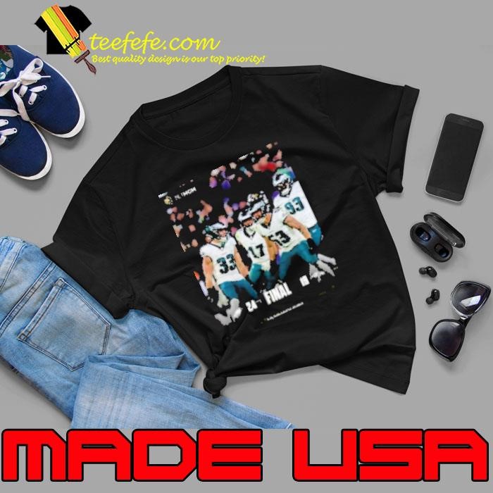 Philadelphia Eagles Win 24 19 Ravens Week 13 2024 Nfl Game Feeling Thankful Score Unisex