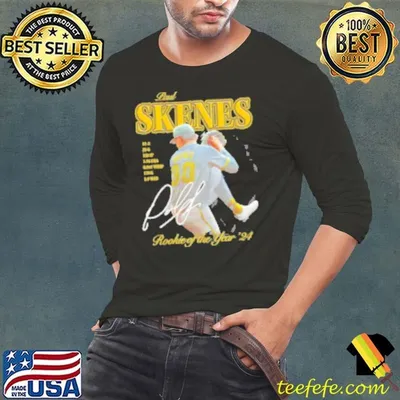 Pittsburgh Pirates Paul Skenes Rookie of the Year 2024 signature Shirt