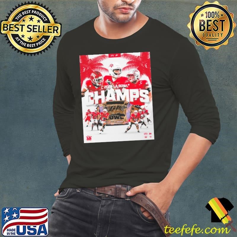 Poster UNLV Rebels Vs California Golden Bears 24 – 13 Score 2024 LA Bowl Champions Long Sleeve Tee