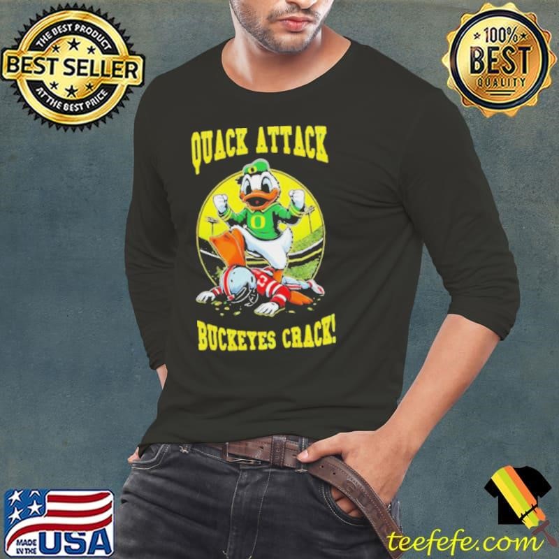 Quack attack Buckeyes crack Oregon Ducks mascot shirt