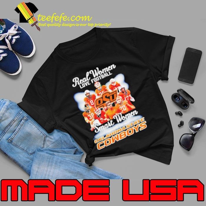 Real women love football smart women love the Oklahoma State Cowboys Unisex