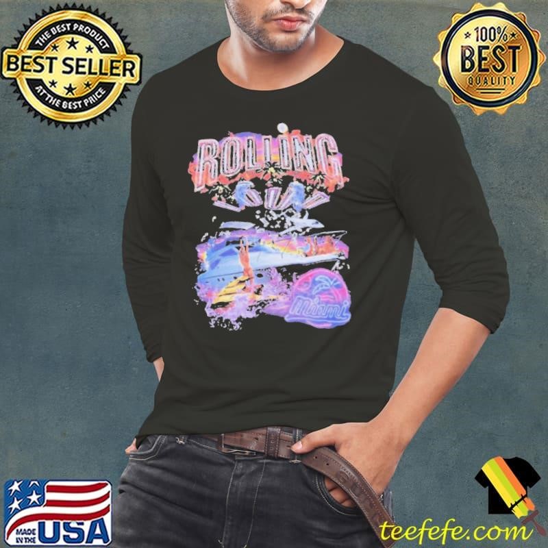 Rolling Loud Miami 23 Yacht Party Bling Long Sleeve Tee