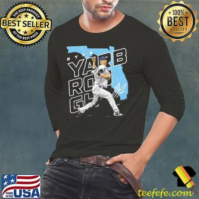 Ryan yarbrough player map American professional baseball pitcher T-Shirt