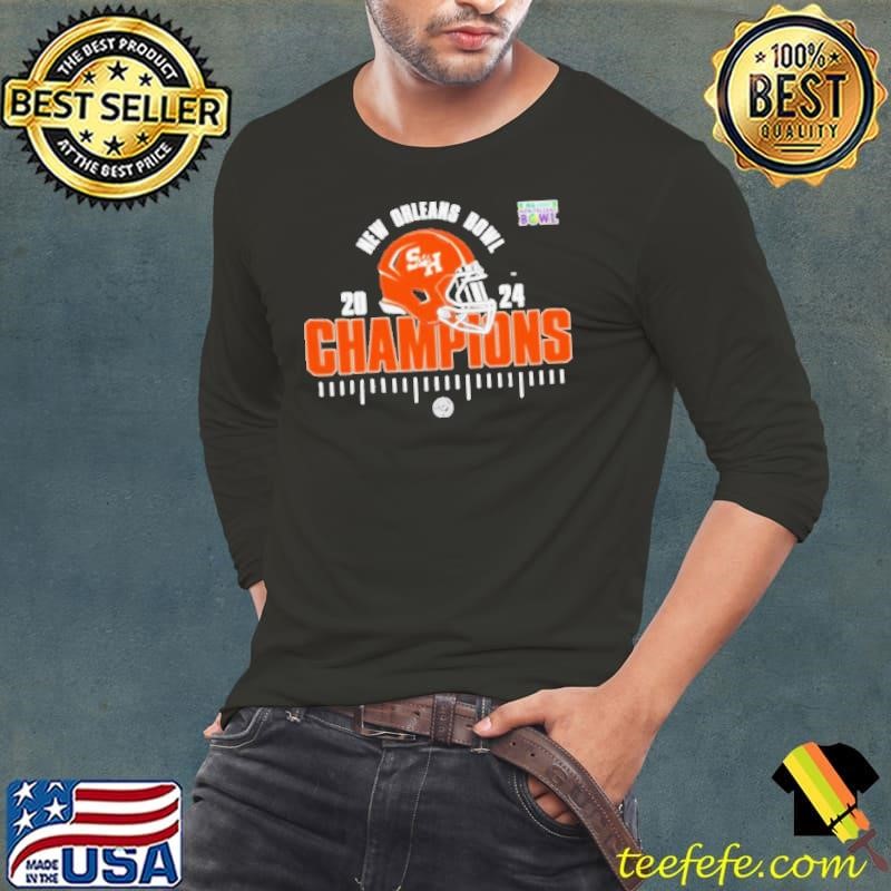 Sam Houston Bearkats Football Is 2024 New Orleans Bowl Champions NCAA Football Long Sleeve Tee