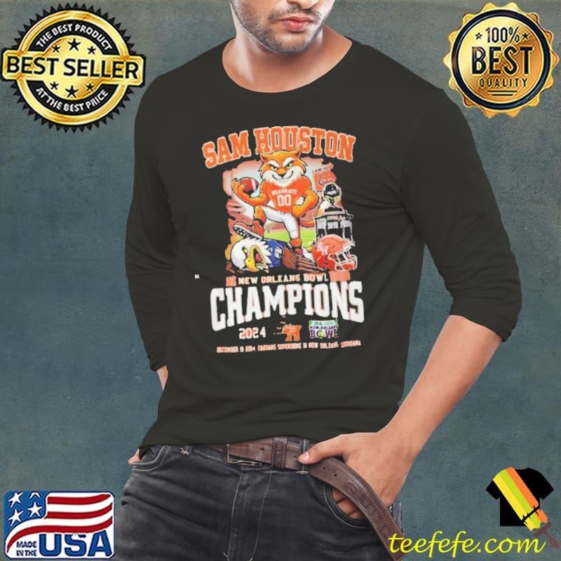 Sam Houston Bearkats Football Team Bowl Champions 2024 Long Sleeve Tee
