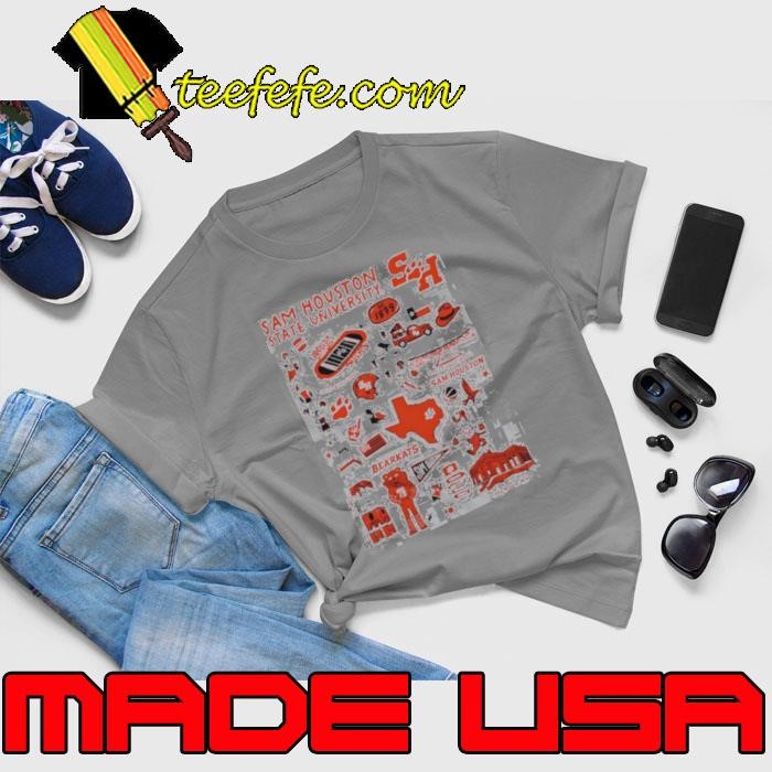 Sam Houston State Bearkats University Vive La Fete Impressions Artwork Est 1879 logo Unisex