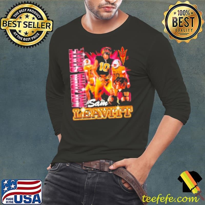 Sam Leavitt Arizona State Sun Devils #10 player graphic Shirt