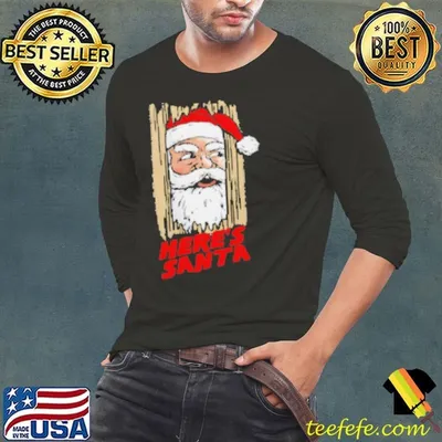 Santa Claus X Jack Torrance The Shining here's Santa Christmas Shirt
