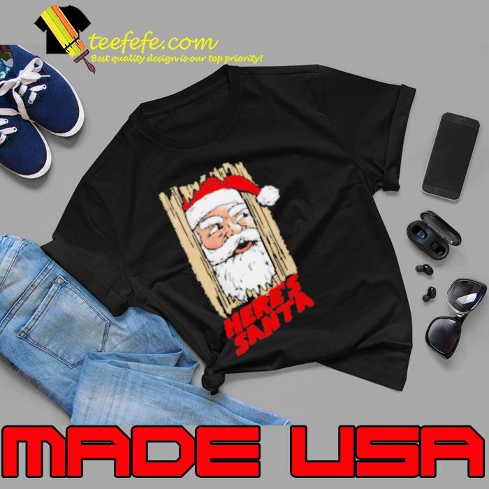 Santa Claus X Jack Torrance The Shining here's Santa Christmas Unisex