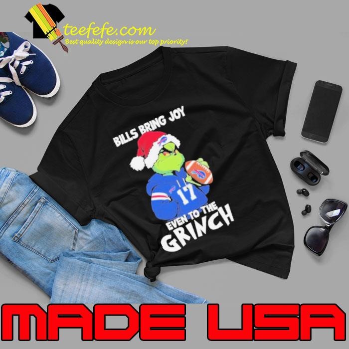 Santa Grinch Buffalo Bills Bring Joy Even To The Grinch shirt