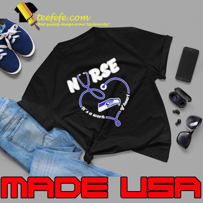 Seattle Seahawks Nurse it’s a work of heart stethoscope Unisex