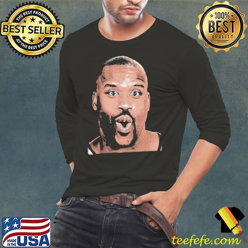Shaquille O'Neal retired professional American basketball Big Face Signature Long Sleeve Tee