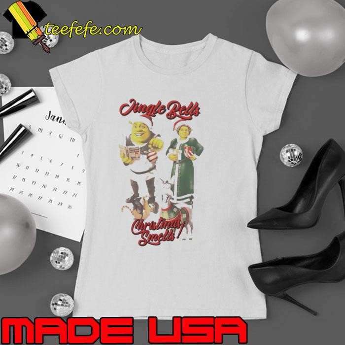 Shrek jingle bells Christmas smells Ladies tee