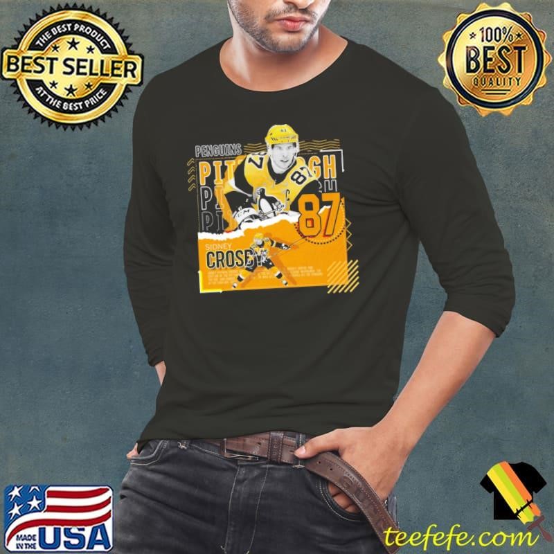 Sidney Crosby Canadian professional ice hockey centre Poster Penguins Long Sleeve Tee