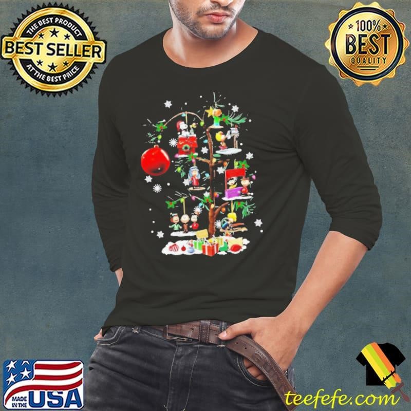 Snoopy Christmas Tree Snows Peanuts shirt