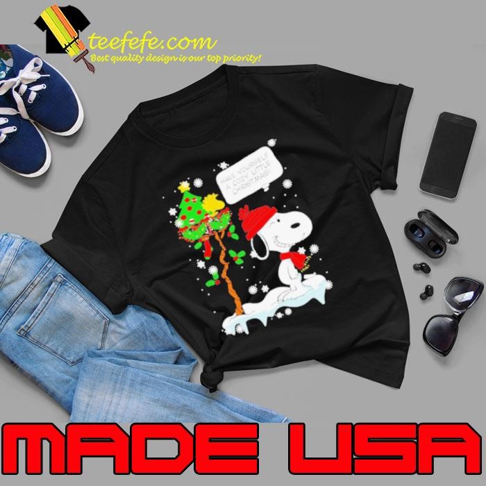 Snoopy have yourself a cozy little Christmas shirt