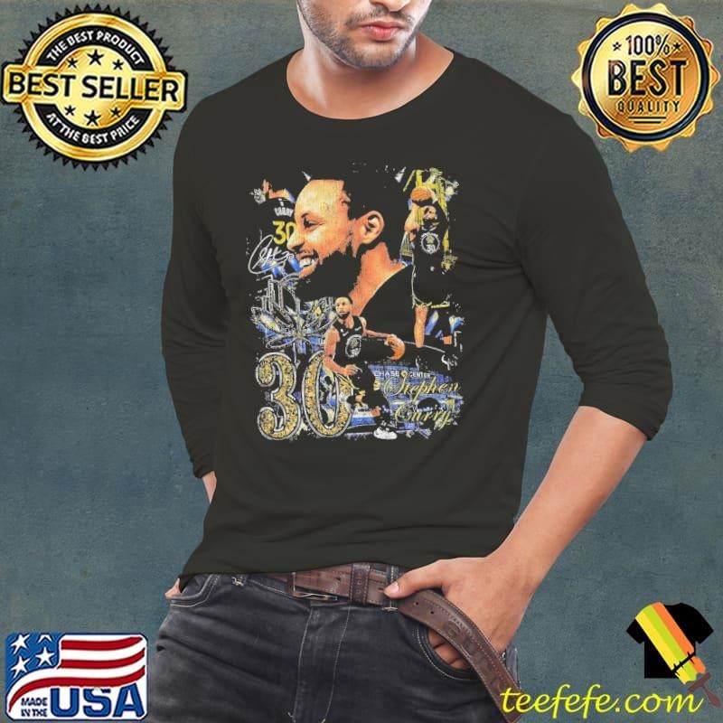 Stephen Curry American professional basketball player Retro Bootleg Long Sleeve Tee