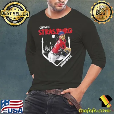 Stephen strasburg base signature American former professional baseball pitcher T-Shirt