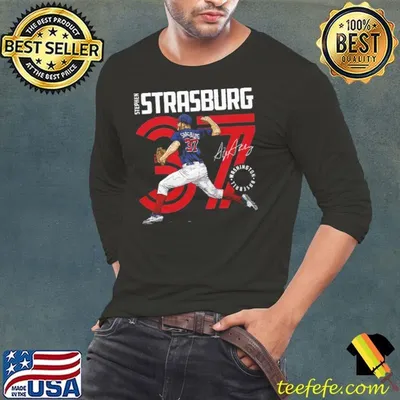 Stephen strasburg inline signature American former professional baseball pitcher T-Shirt