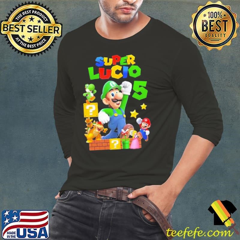 Super Luigi Birthday Boy Long Sleeve Tee