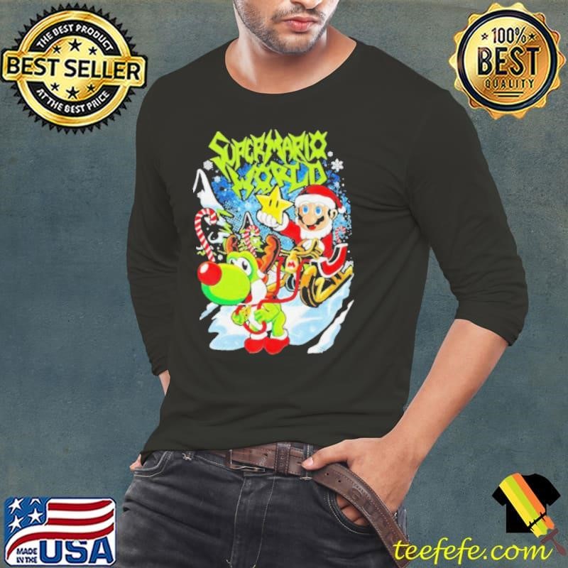 Super Santa Super Mario World christmas Long Sleeve Tee