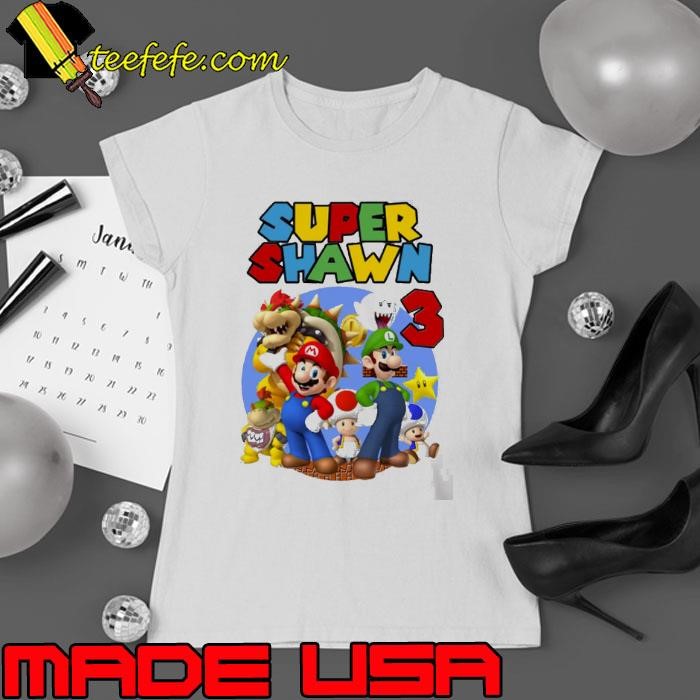 Super mario Birthday Ladies tee
