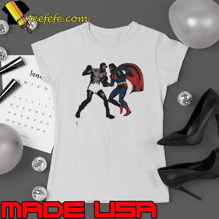 Superman Vs. Muhammad Ali Ladies tee